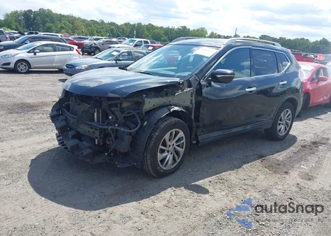 2014 Nissan Rogue Sl из США, поврежденный, VIN 5N1AT2MV0EC773436